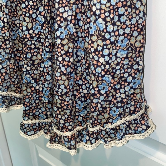 Spell and the Gypsy navy poppy strappy floral ditsy mini dress size xsmall - Picture 14 of 16